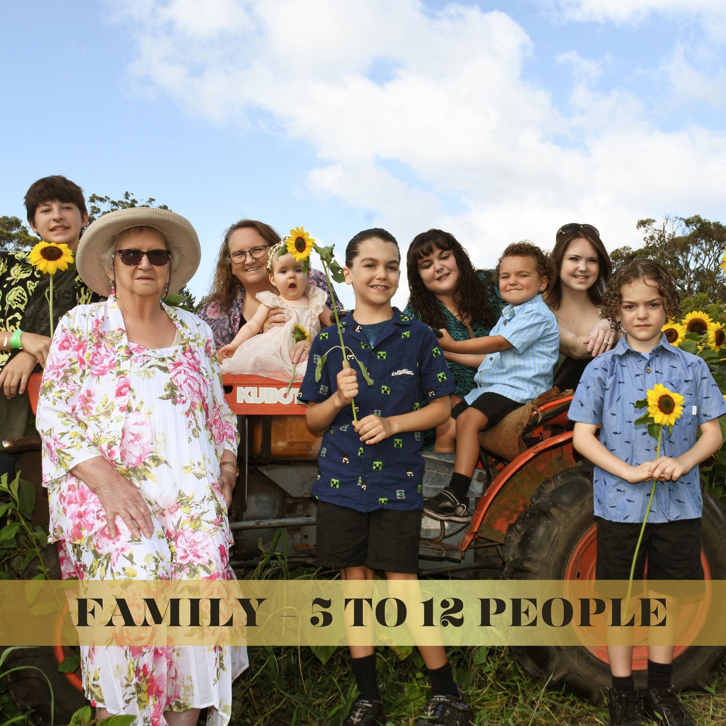 Large Family Photography Package