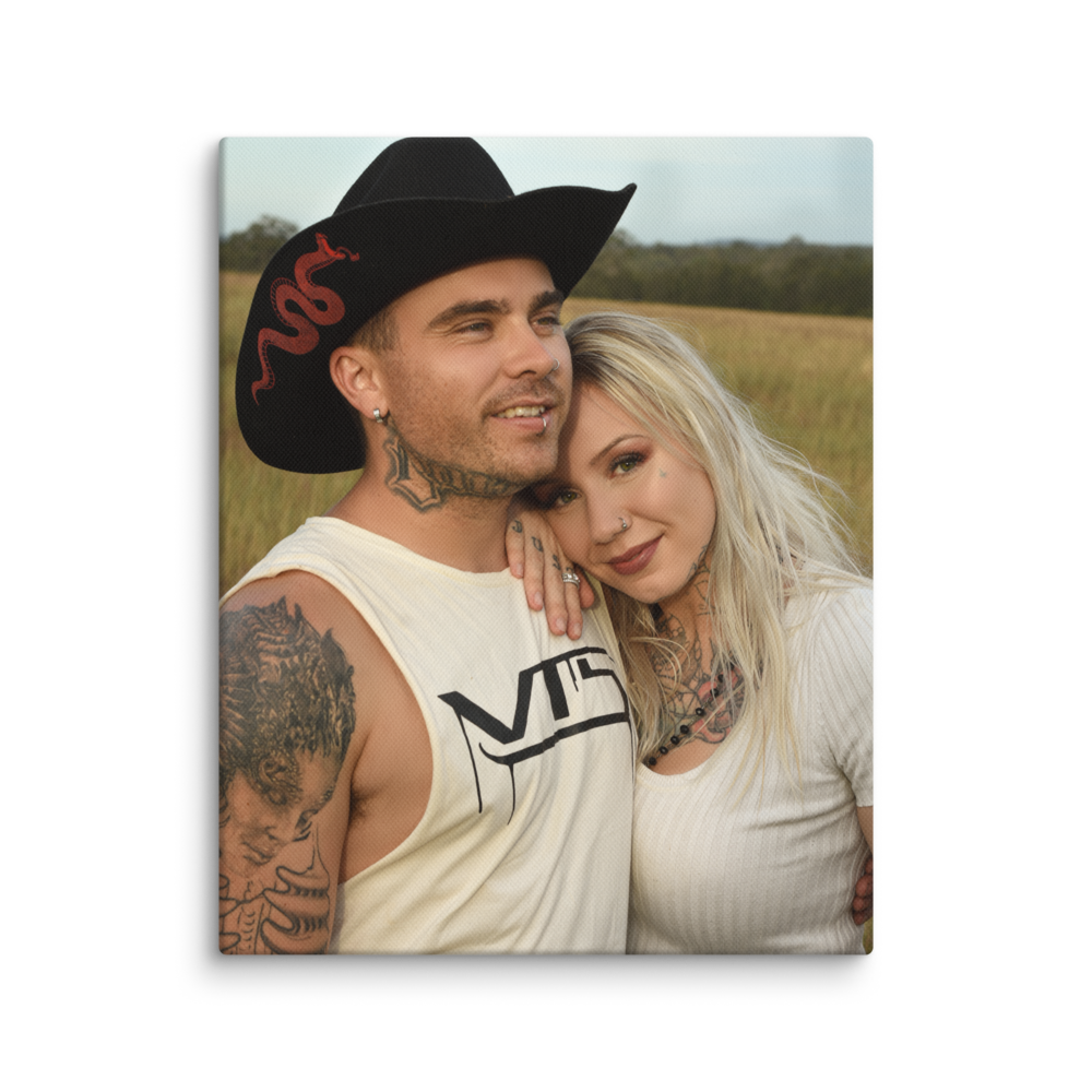 Small Canvas Print 10X8" Vertical