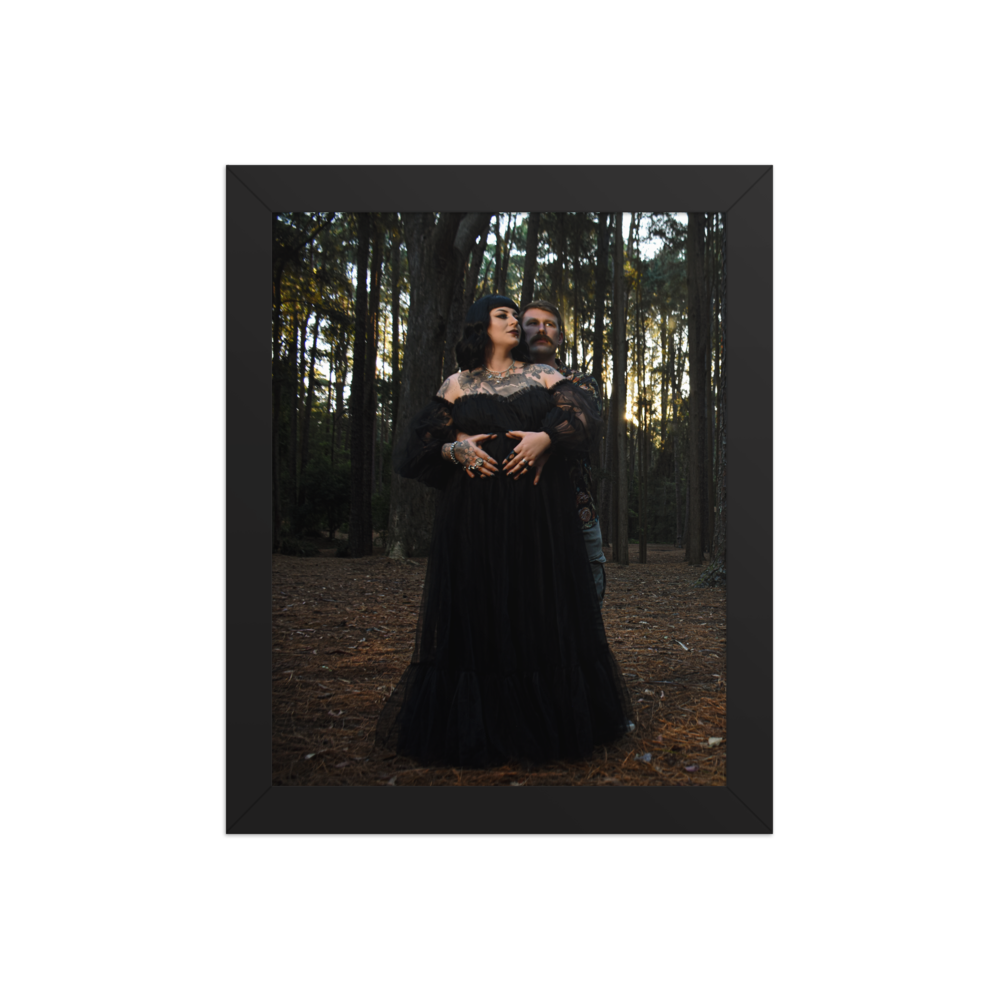 Small Framed Print 10x8" Vertical