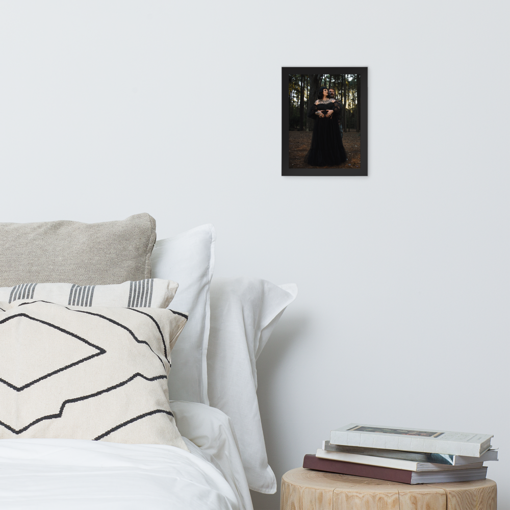 Small Framed Print 10x8" Vertical