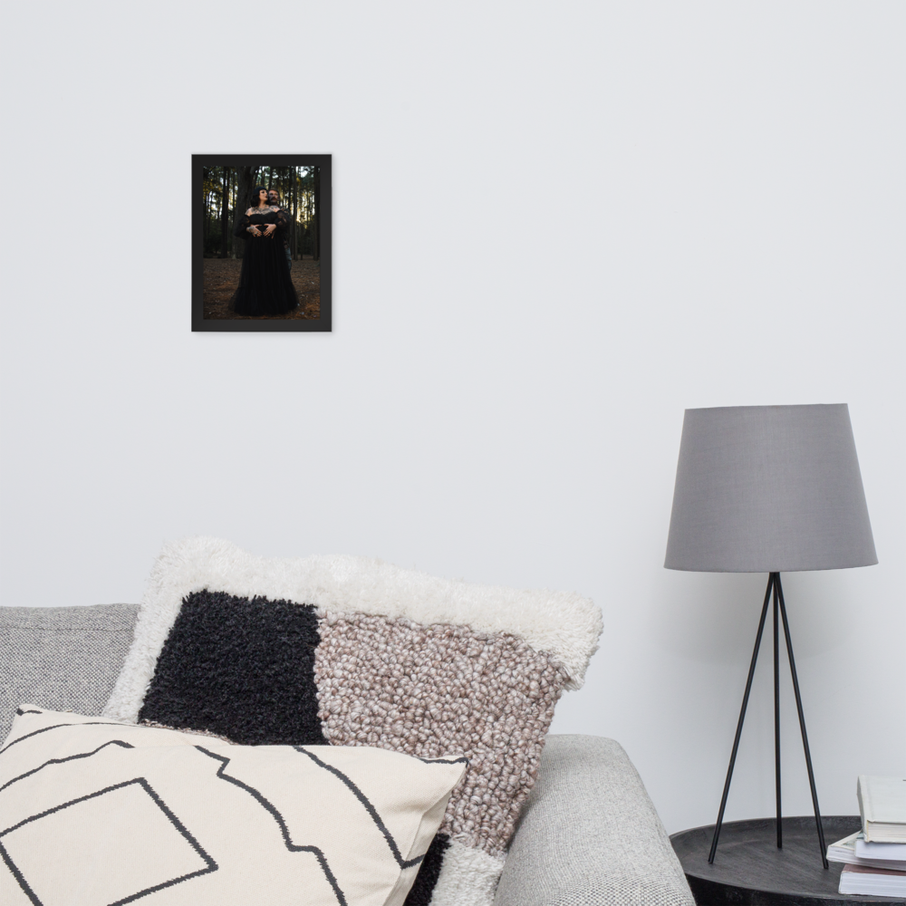 Small Framed Print 10x8" Vertical