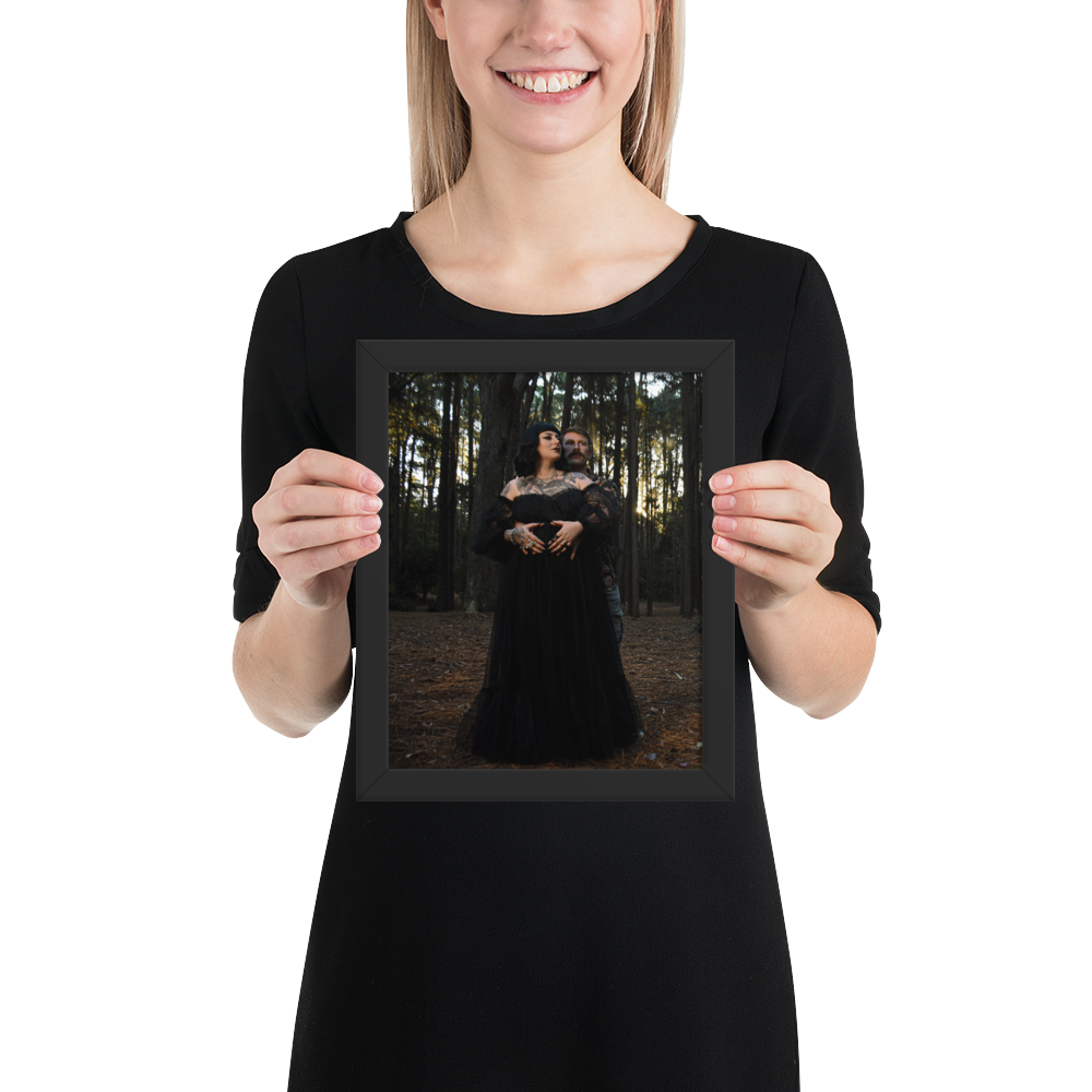 Small Framed Print 10x8" Vertical